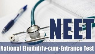 NEET 'National Eligibility-cum-Entrance Test என்று எழுதப்பட்டிருக்கும் படம்